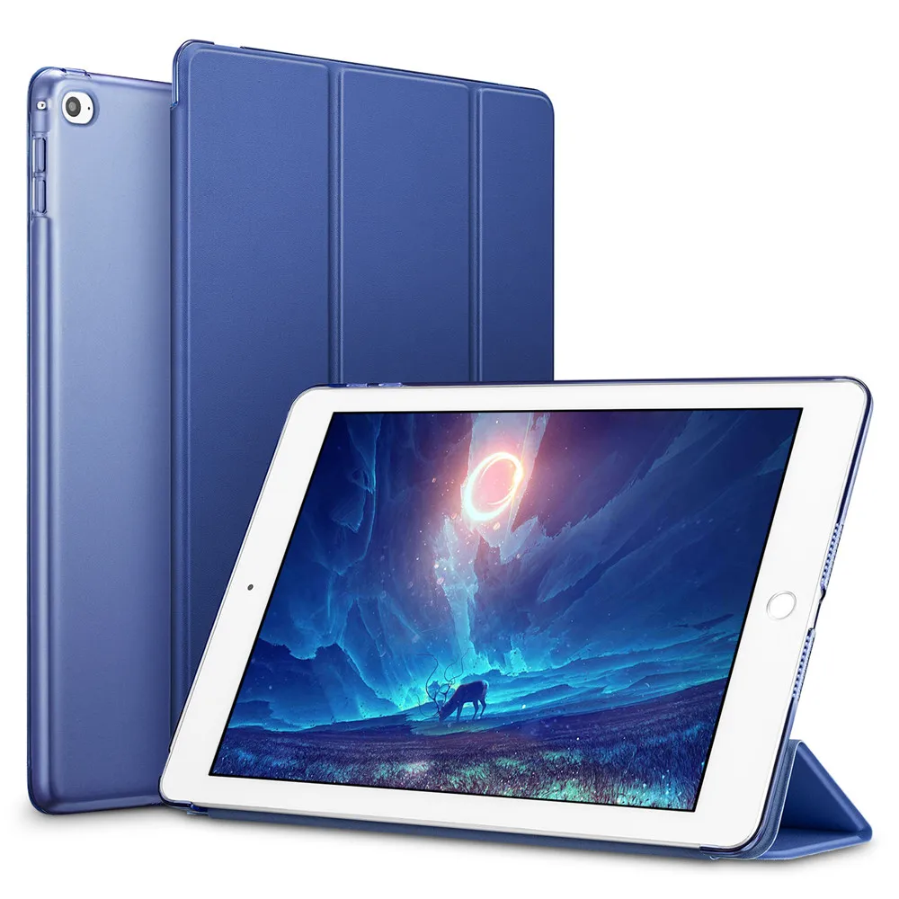 ESR из искусственной кожи чехол для iPad Mini 5 4 3 2 1 Фолио мягкая задняя трехслойная Подставка Авто спящий Пробуждение смарт-чехол для iPad Mini 5