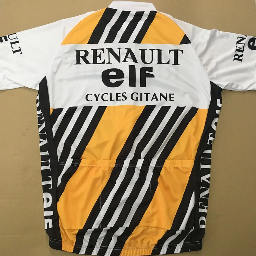 RENAULT elf Велоспорт Джерси дышащая верхняя одежда для велосипеда/MTB Ropa Ciclismo Maillot |