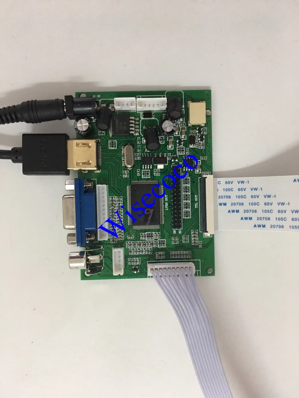 Плата реверсивного драйвера VGA 2AV + 5-дюймовый ЖК-экран HSD050IDW1 800x480 TFT | Мобильные