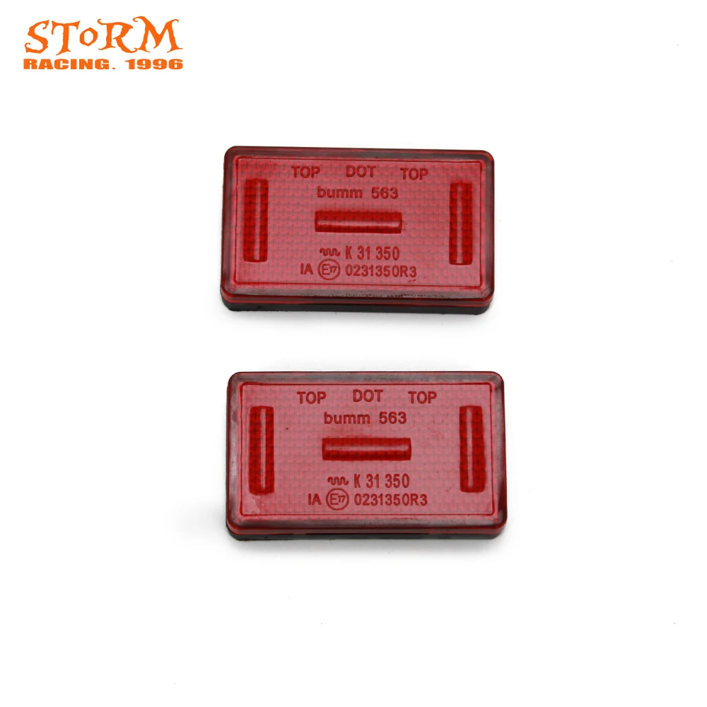 

Amber Rectangle Front Fork Reflector For BMW R1200GS F650CS F700 F800 S1000XR