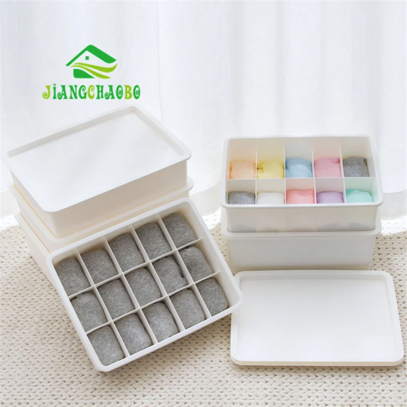 JiangChaoBo Separate Underwear Storage Box Sorting Drawer Socks Home Plastic | Дом и сад