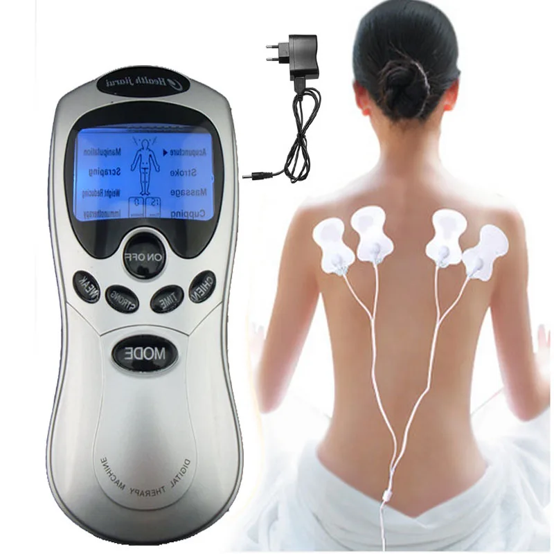 

4 Electrode Health Care Tens Acupuncture Electric Therapy Massageador Machine Pulse Body Slimming Sculptor Massager Apparatus