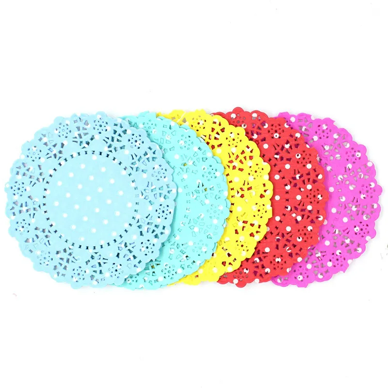 YPP CRAFT 4 5 &quotРазноцветные бумажные салфетки/подложки для свадебной вечеринки