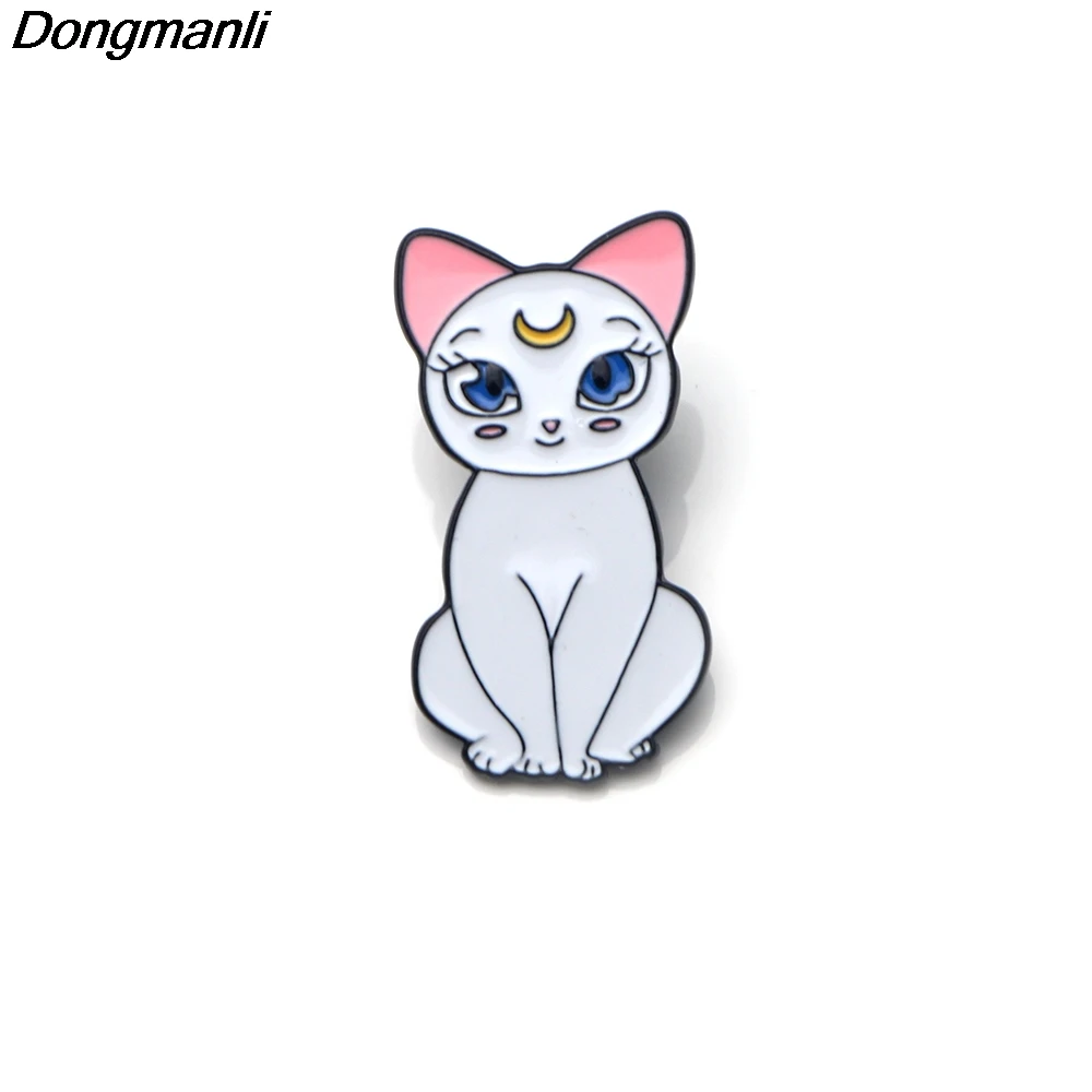 DMLSKY эмалированные булавки для кошек женская мода милый кот брошь рюкзак рубашка
