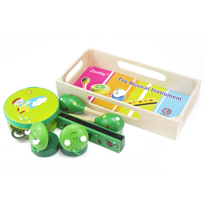 Детские деревянные музыкальные Игрушечные лошадки для малышей Музыкальные