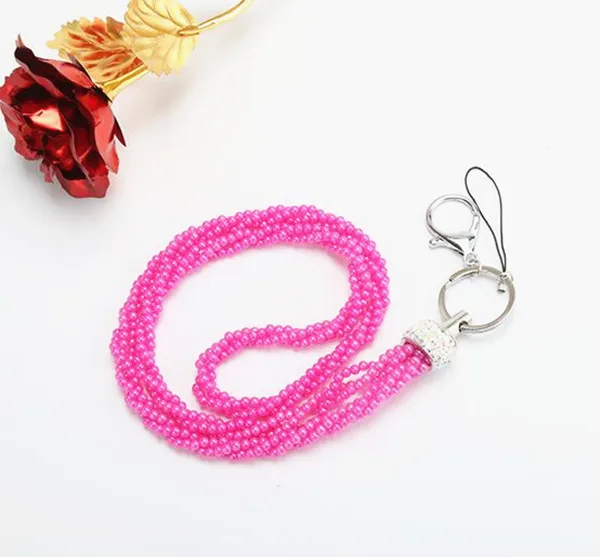 1 шт. Модный Блестящий ремешок с жемчужинами ремни застежкой Лобстер шнурки для