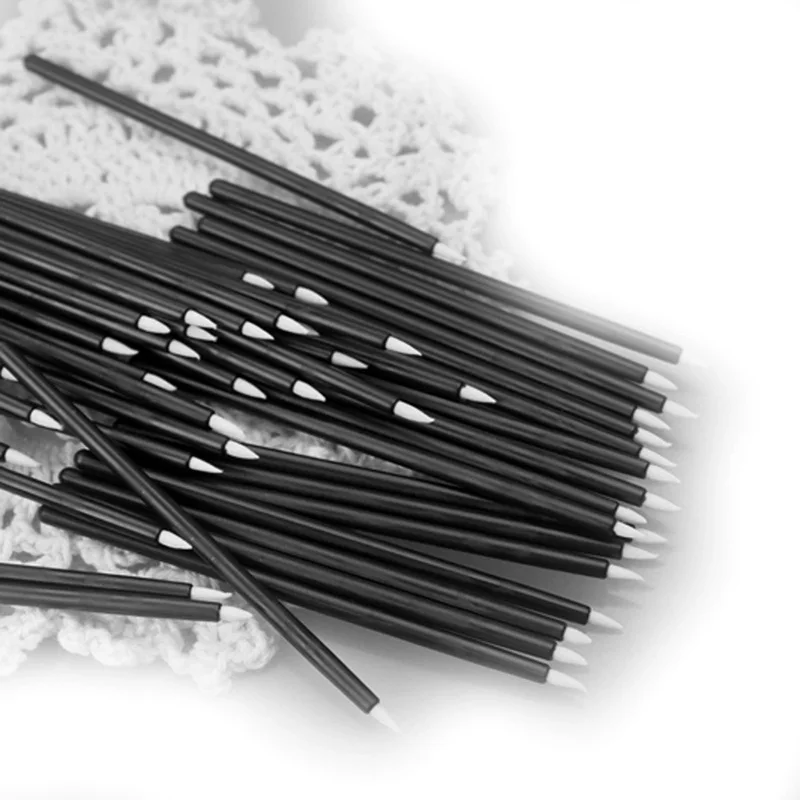 Кисти Одноразовые с пластиковой ручкой для макияжа 50 шт./компл.|makeup brushes cosmetics