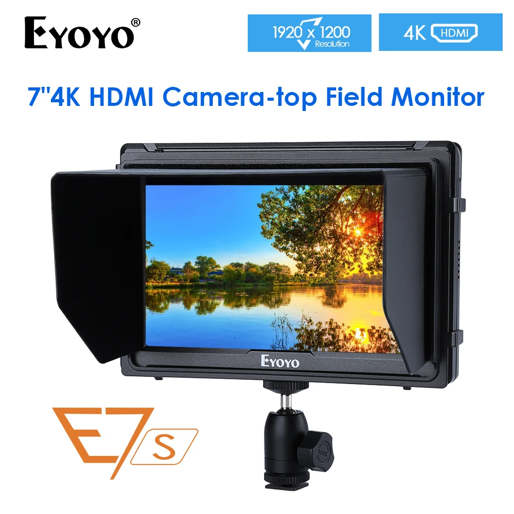 EYOYO E7S 7 дюймов SDI 4K HDMI камера полевой монитор Full HD 1920x1200 ips ЖК-монитор дисплей для DSLR стабилизатор для камеры