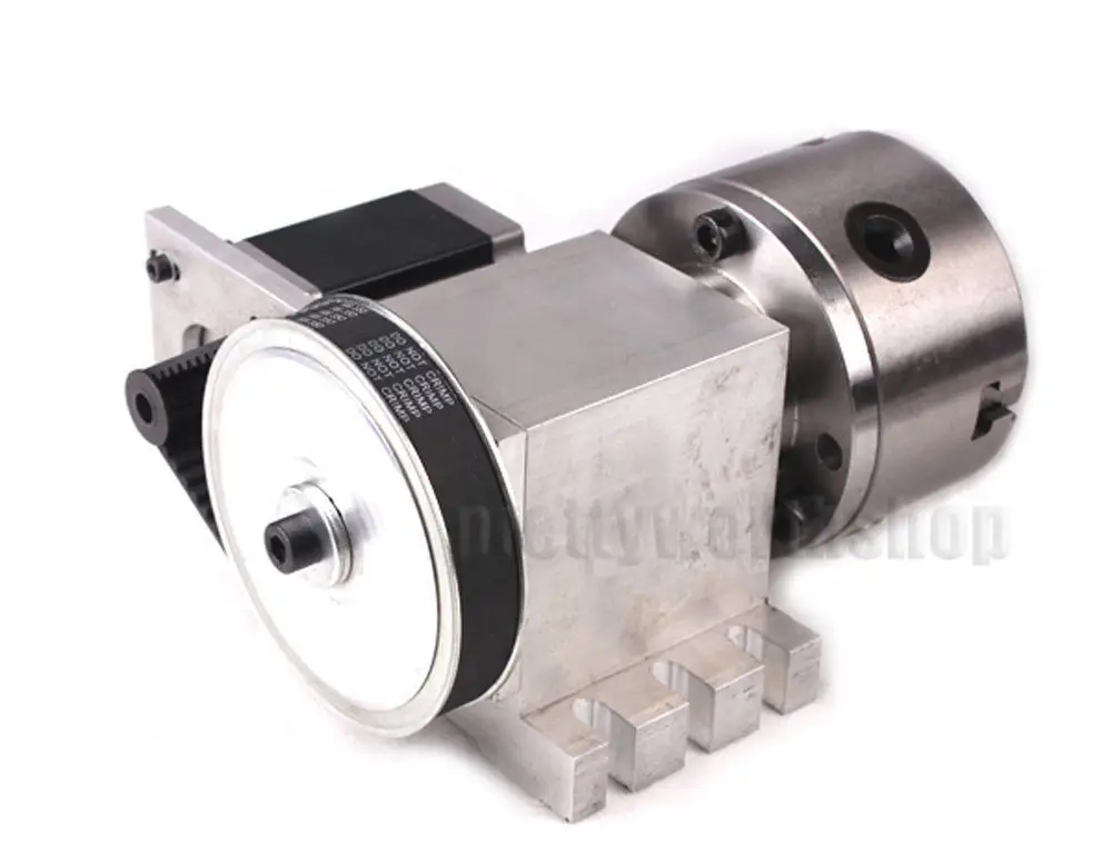 CNC Токарные станки станок k11-100 3-Челюсти Зажимы Nema23 Шаговые двигатели Комплект для