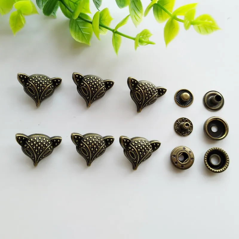 6 комплектов кнопки из цинкового сплава 22 х17 мм|button craft|snap fastenerpress stud |