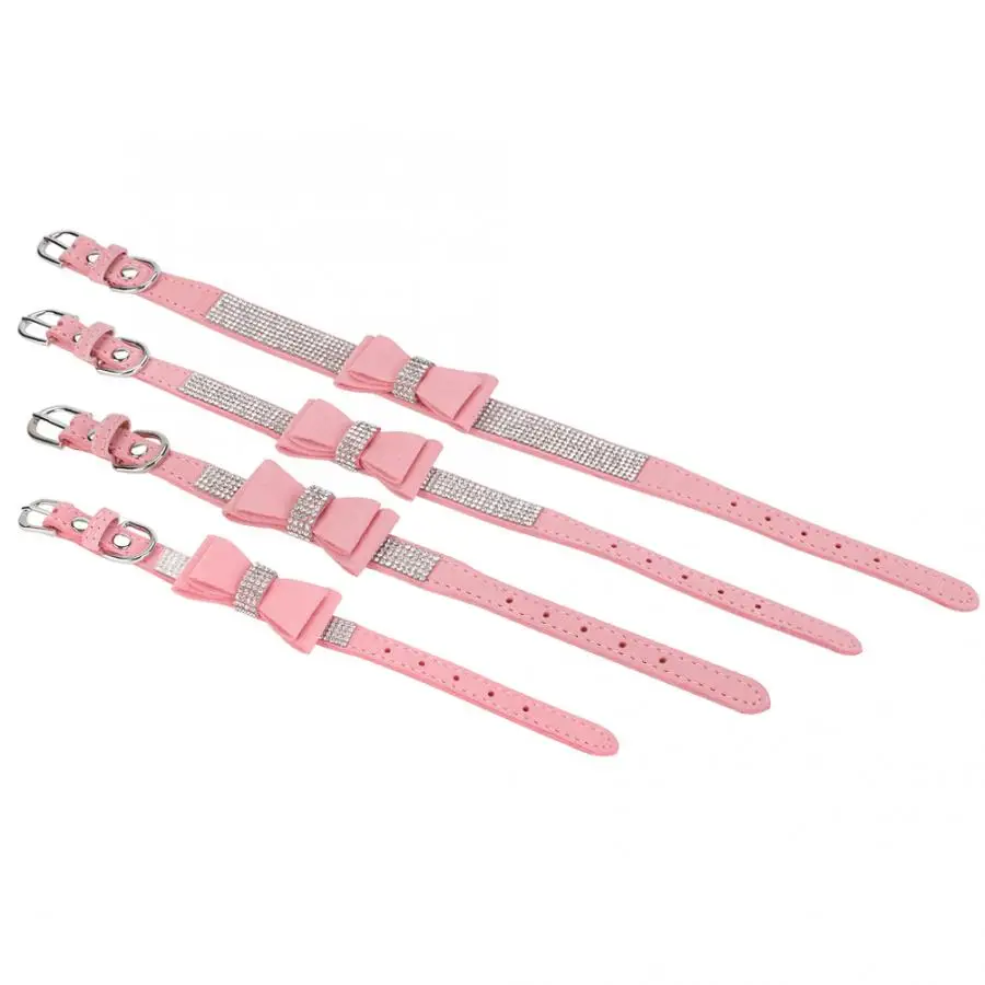 Удобный регулируемый ошейник для собак красивое декоративное кольцо безопасный