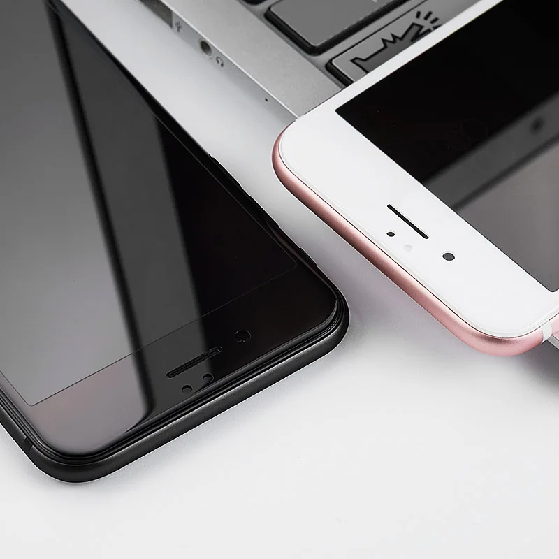 100 шт./лот для Iphone X 8 7 Plus 6s 6 3D полное покрытие защита экрана Настоящее Закаленное