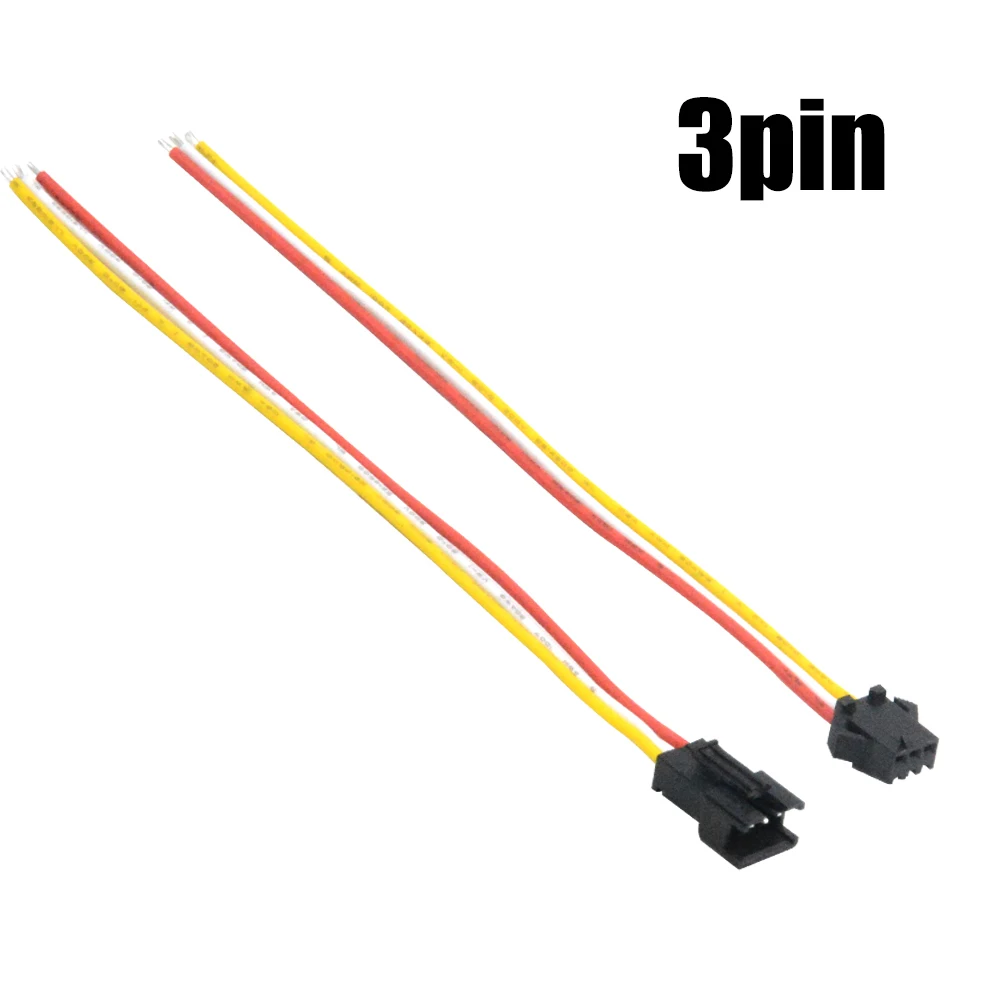 5 пар 20AWG провода 2pin 3pin 4pin 5pin 6pin JST разъем 15 см мужской женский кабель для 3528 5050 RGB RGBW WS2801 Светодиодные полосы терминалы