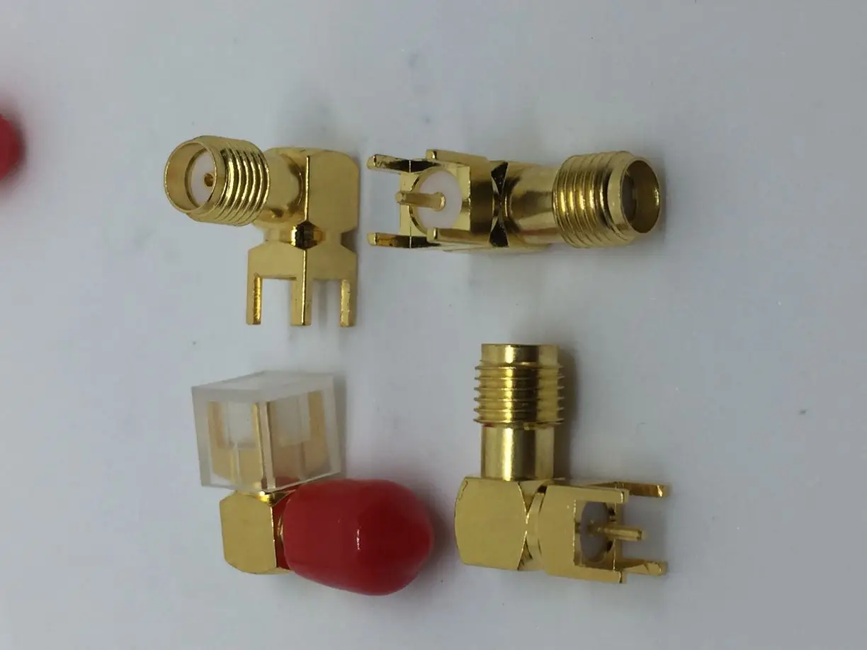 Бесплатная доставка 100 шт. монтажный разъем для печатной платы гнездовой SMA