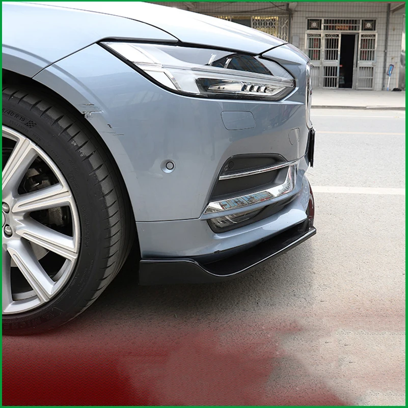 Передний бампер для Volvo S90 2016-2019 нижняя фотовспышка защитная пластина комплект