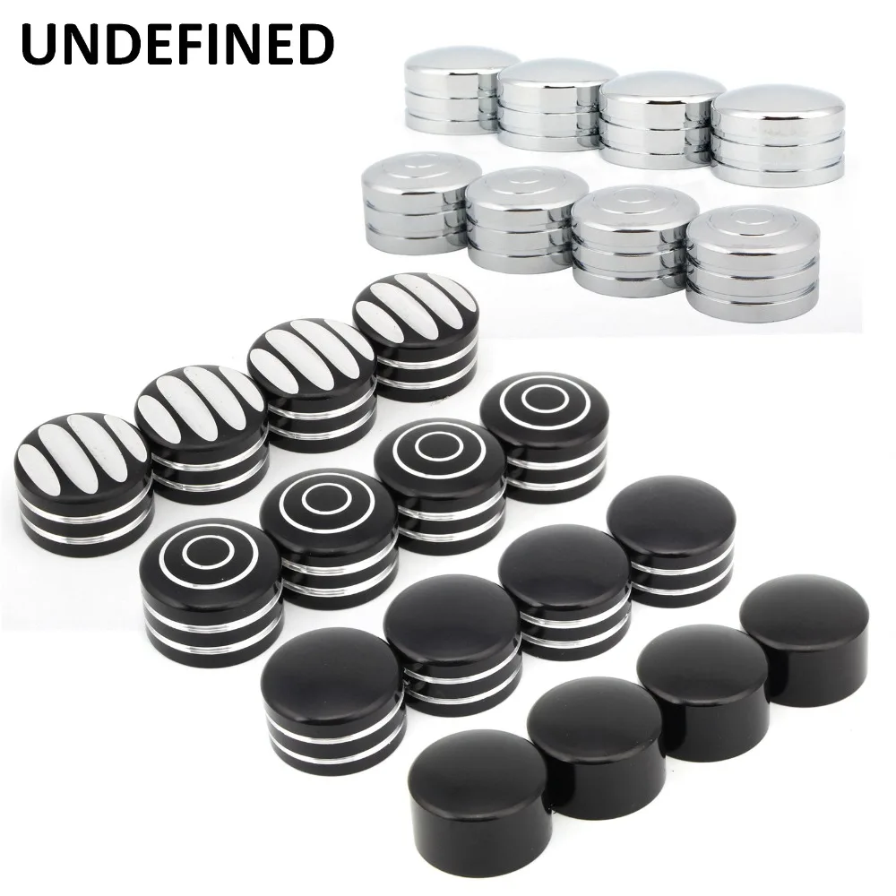 

Black Spark Plug Head Bolt Cap Cover Motorcycle Screw Twin Cam Caps for Harley Sportster XL 883 1200 Touring Dyna Fatboy Softail