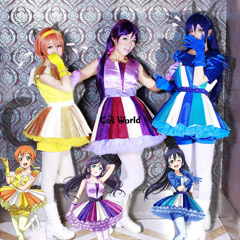 Love Live School Idol Project Lily White Tojo Nozomi Sonoda Umi Hoshizora Rin Топы платье униформа наряд аниме