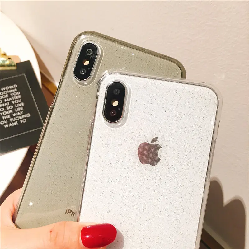 FLYKYLIN блестящий чехол для iphone XS Max XR X 6 6S 7 8 Plus телефона Мягкая силиконовая задняя