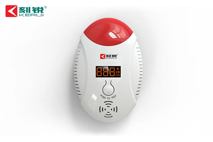 Secrui LED digital display Carbon Monoxide Gas sensor CO detector Alarm gas warning alarm for home security 433MHZ |