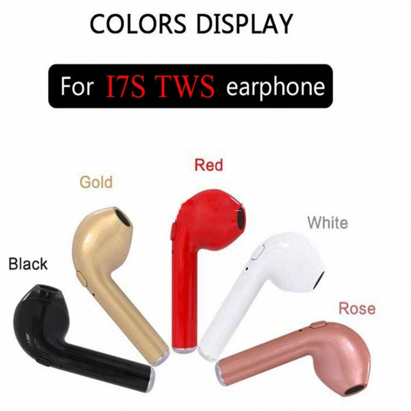 I7 TWS Bluetooth наушники 5 0 зарядная док станция настоящие беспроводные для Iphone 6s 7 8 x