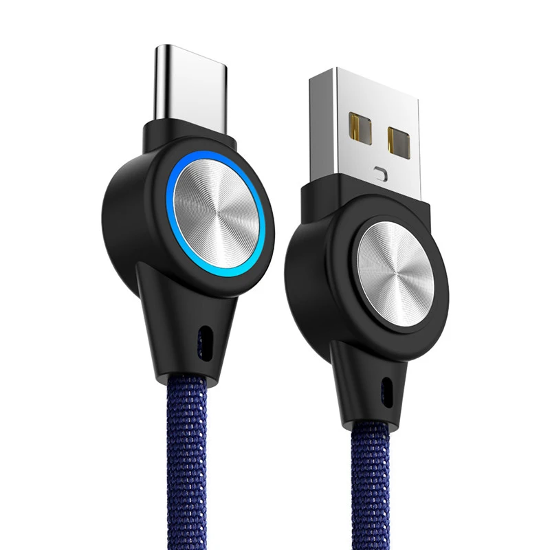 Usb портами и светодиодным индикатором C Micro USB 8 Pin кабель 3A нейлоновый быстрой