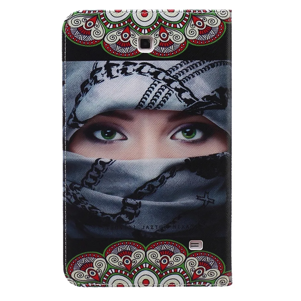 (Slim Fit) фолио флип гибридный печати кожа pu case кожного покрова карты слот для samsung