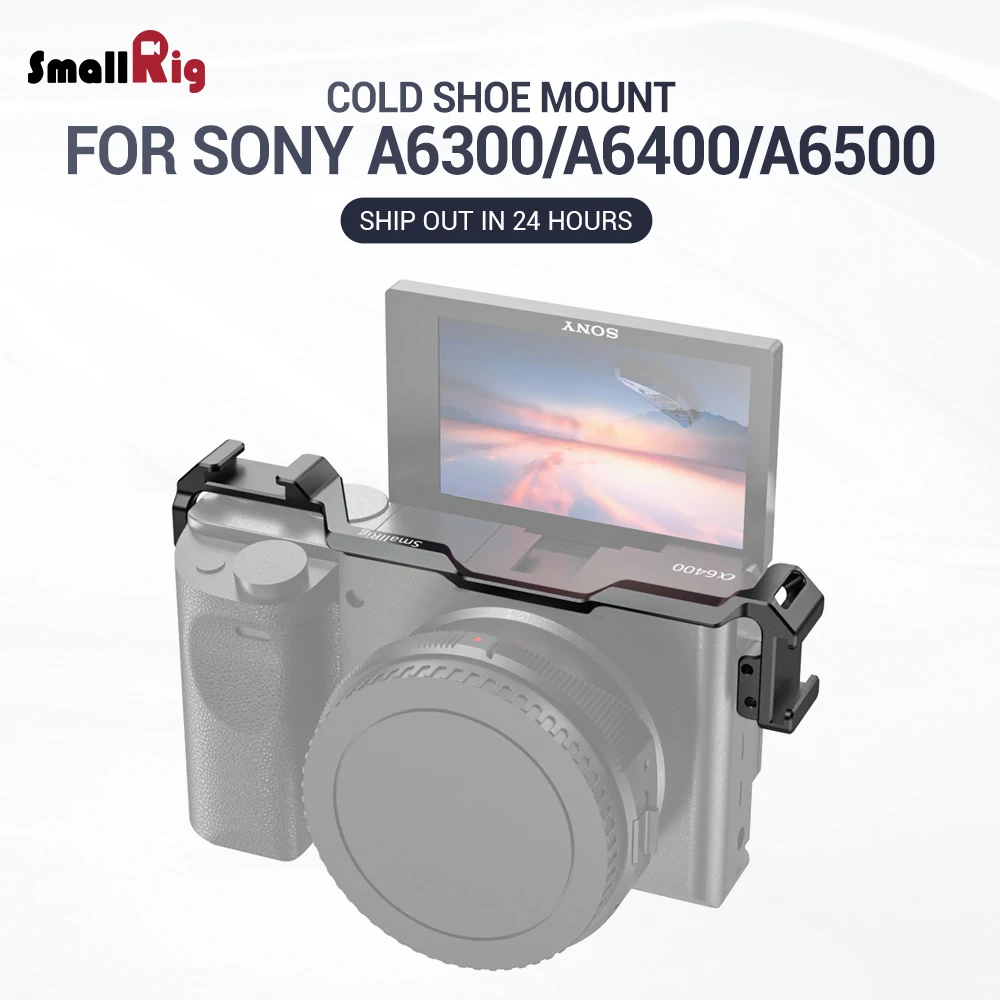 SmallRig крепление для холодного башмака для sony A6100/A6300/A6400/A6500 w/2 крепление для холодного башмака для микрофона DIY варианты 2334