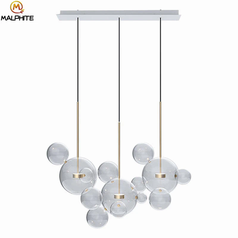 

Modern Simplicity Pendant Lights Nordic Bubble Ball Led Hanging Pendant Lamp Luminaire Living Room Restaurant Lighting Fixtures