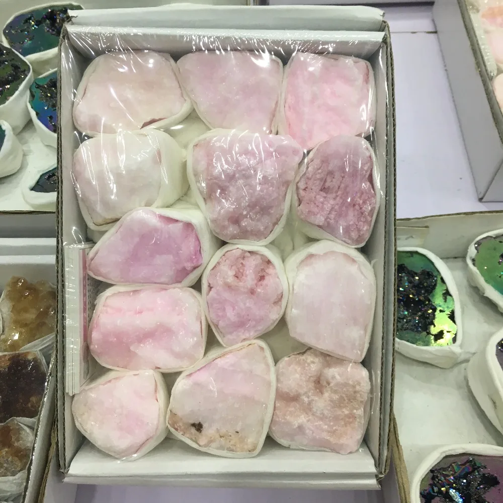 

750-800g natural rough Rhodochrosite Rose mineral stone specimen