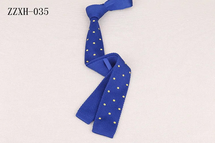Популярная вязаная вышитый узкий галстук Skinnynecktie 5 см с плоской головкой якорь галстук с изображением звезд Мужские аксессуары галстуки Свадебная вечеринка банкет