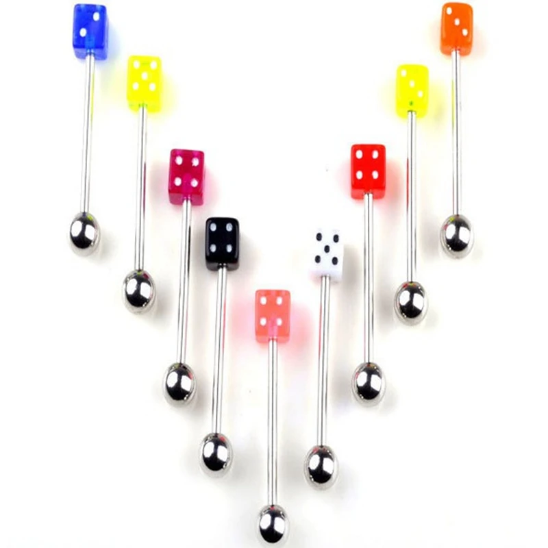 20 шт в стиле &quotхип-хоп&quot акриловые кости лабрец губ слуховая косточка бар