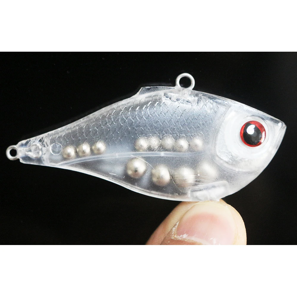 GYFISHING 15 шт. Неокрашенный рыболовный тонущий твердый корпус VIB без жидкости с