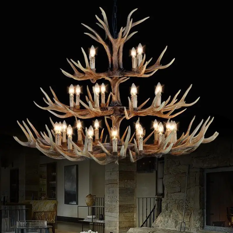 

Customized Antler Lamp In Pendant Chandelier 6/8/10/12/15/18 Arms Optional E14 Antler Chandelier Chandelier Natural Resin