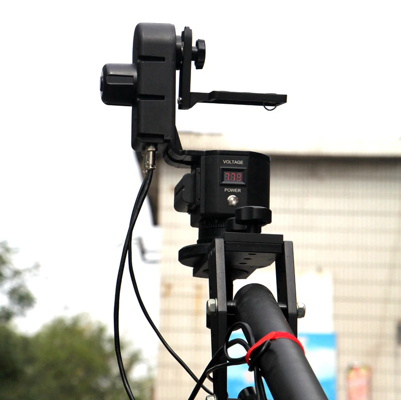 2 Axis моторизированная панорамная головка Tilt выносная Голова Регулируемый Скорость нагрузка 3 кг для штатива-треноги и DSLR Камера стрелы крана Arm