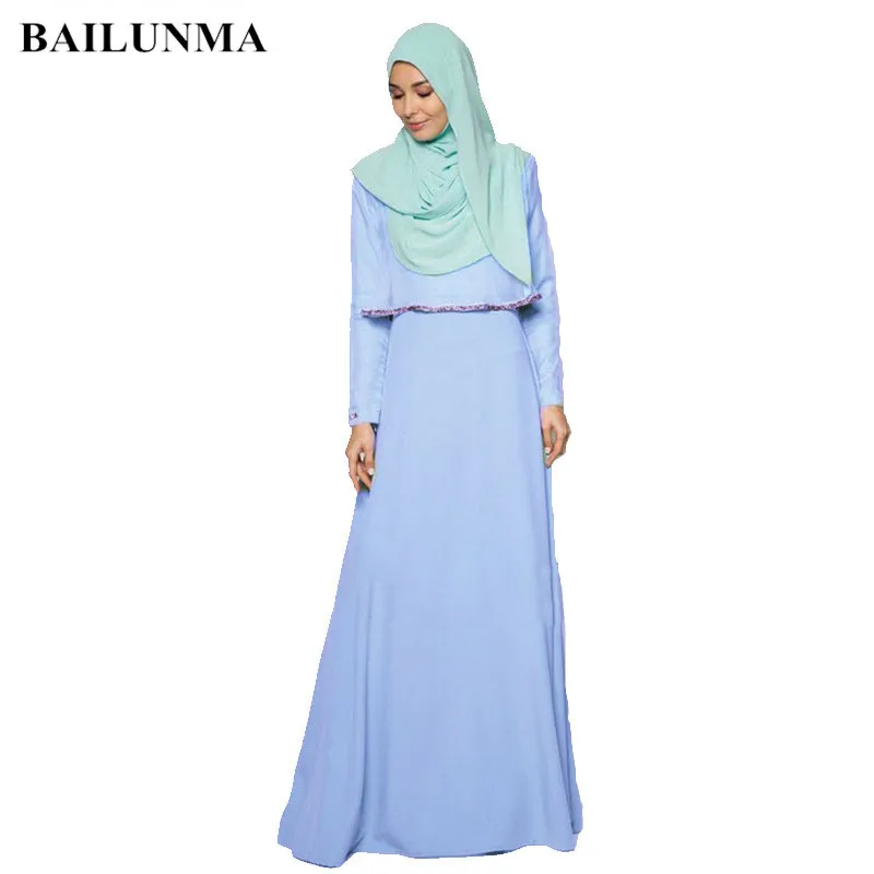 Мода 2020 Маскировка две штуки Исламская абайя Рамадан платье moslim djellaba мусульманское женское платье abaya Дубай