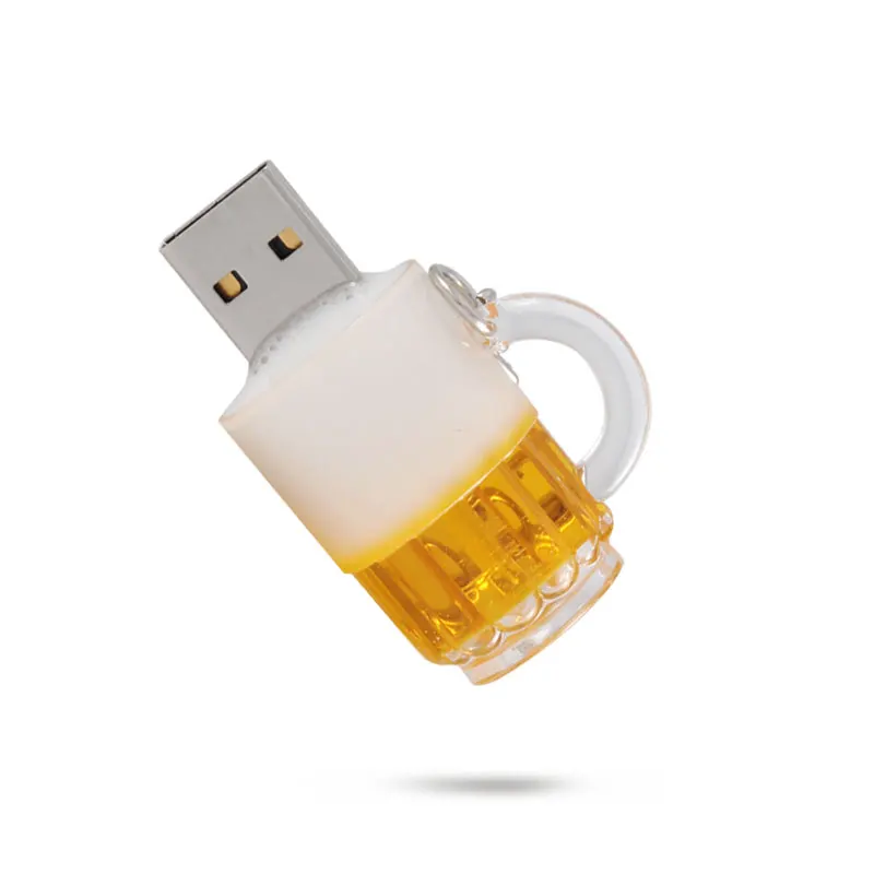 Usb флеш накопитель Biyetimi высокоскоростная бутылка для пива объемом 8 ГБ 16 32 карта
