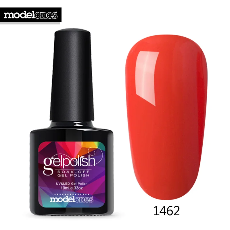 Modelones новейший розовый цвет лак для ногтей УФ светодиодный долговечный Гель-лак для ногтей DIY Гель-лак для ногтей профессиональный УФ-гель для ногтей - Цвет: 1462