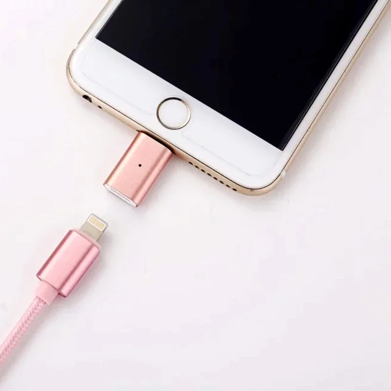 2-й Модернизированный Магнитный зарядный кабель-адаптер для iPhone 5 5S 6 S 7 8 X Plus