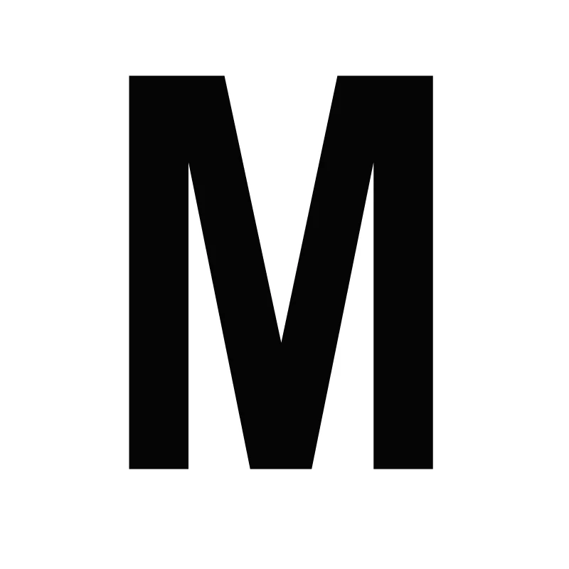 M 1 шт. Изящный Тонкий браслет с инициалами золото Нержавеющая сталь имя браслеты с подвесками для женщин, ювелирное изделие, подарок для невесты - Окраска металла: M