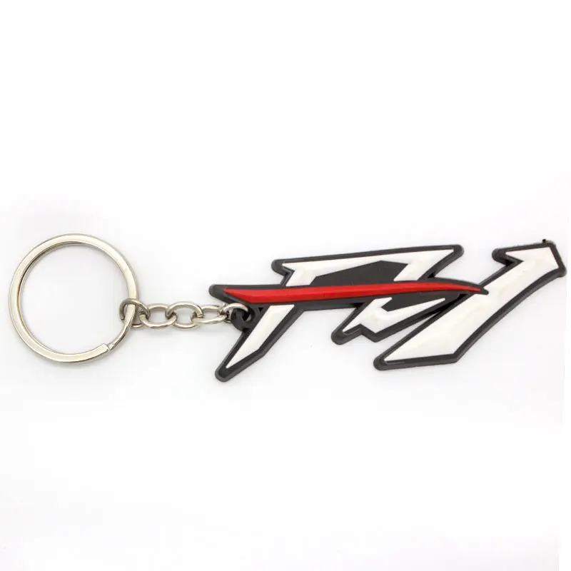 FZ1 Универсальный брелок для мотоцикла, резиновый брелок для Honda Suzuk Kawasaki Yamaha Ducati KTM CBR GSXR GSX-R FZ1 - Название цвета: FZ1