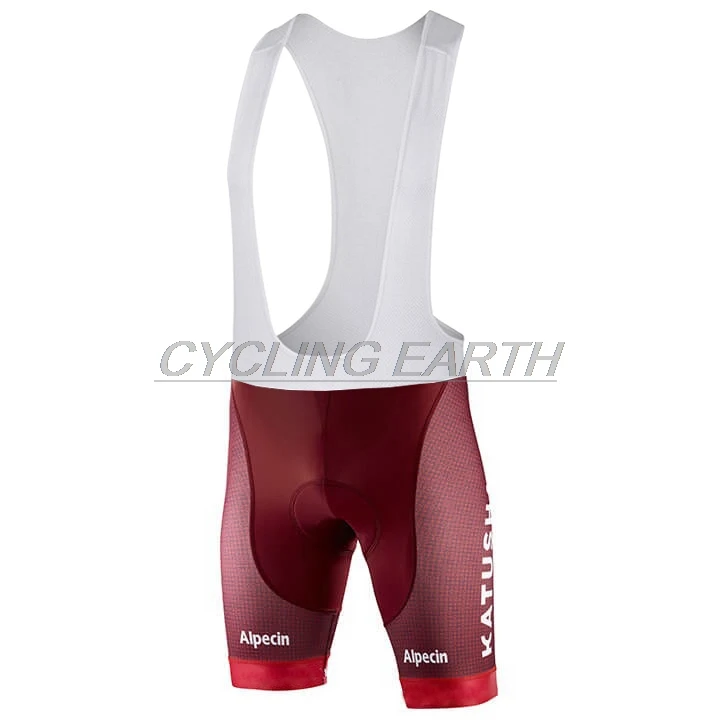 2018 bib shorts KATUSHA, мужской летний комплект для велоспорта, Униформа, Майо, Ropa Ciclismo, Джерси, набор для велоспорта, одежда для велосипеда, MTB, гелевая подкладка, Alpecin - Цвет: 2018 bib shorts