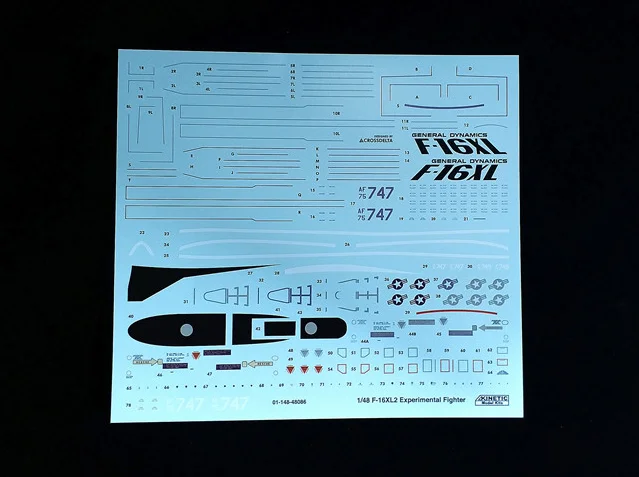 Кинетический 1/48 F-16XL2 модель экспериментального истребителя
