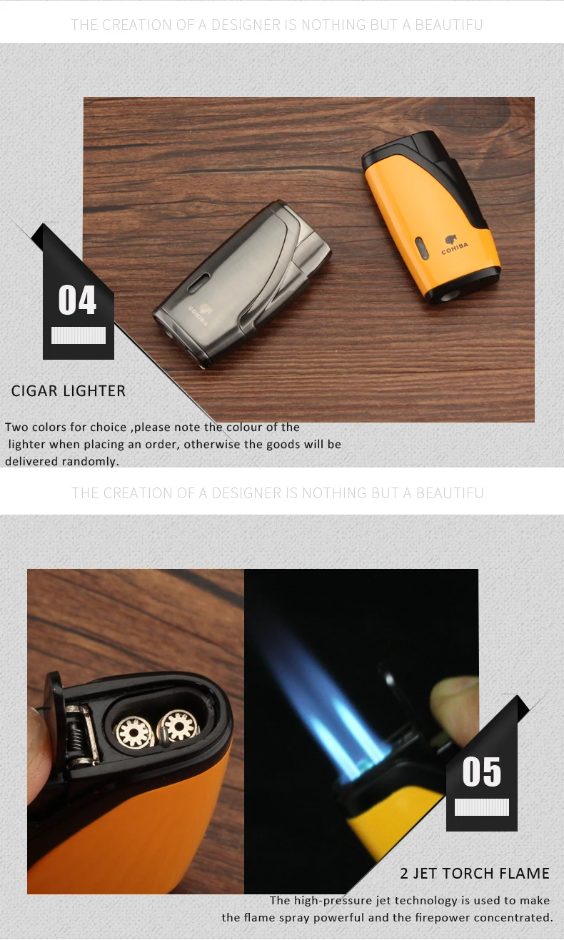 Cohiba Портативный кожаный дорожный Чехол для сигар из кедрового дерева, линированный хьюмидор, фонарь, зажигалки для сигар, резак, набор с увлажнителем