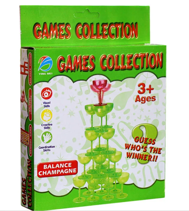 Стек Кубок игра Дженга баланс бокал для вина настольная игра|board game|games board gamesjenga