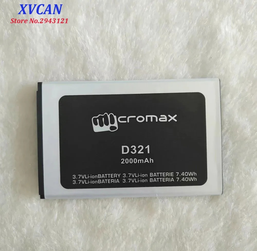 Высокое качество оригинальный для Micromax D321 мобильный телефон литиевая батарея