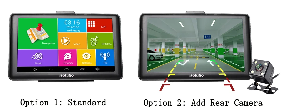 IaotuGo " Android gps, четырехъядерный автомобильный навигатор для грузовиков, емкостный экран, Bluetooth wifi, 8G, 512 M, AV-in, карта грузовика бесплатное обновление