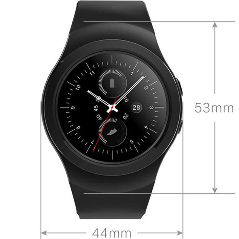 Original AS2 PK KW28 Full Round IPS Heart Rate Smart Watch MTK2502 Fitness Tracker smartwatch Samsung Gear S3 lem5 | Электроника