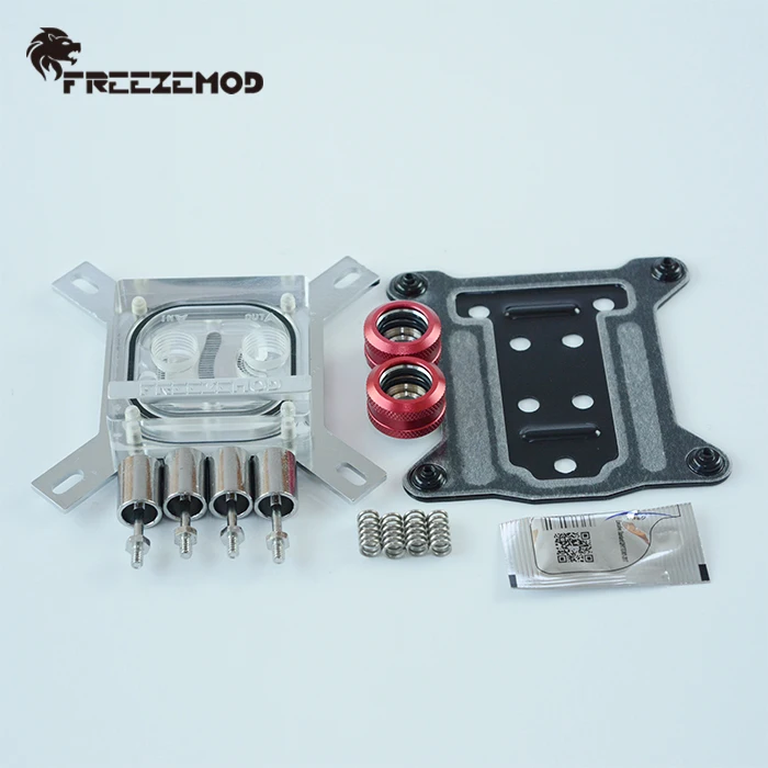FREEZEMOD cpu кулер для воды блок радиатор используется для intel LGA 1151 115X2011 жидкостный блок для платформы Intel RGB светильник. INTEL-PM3D