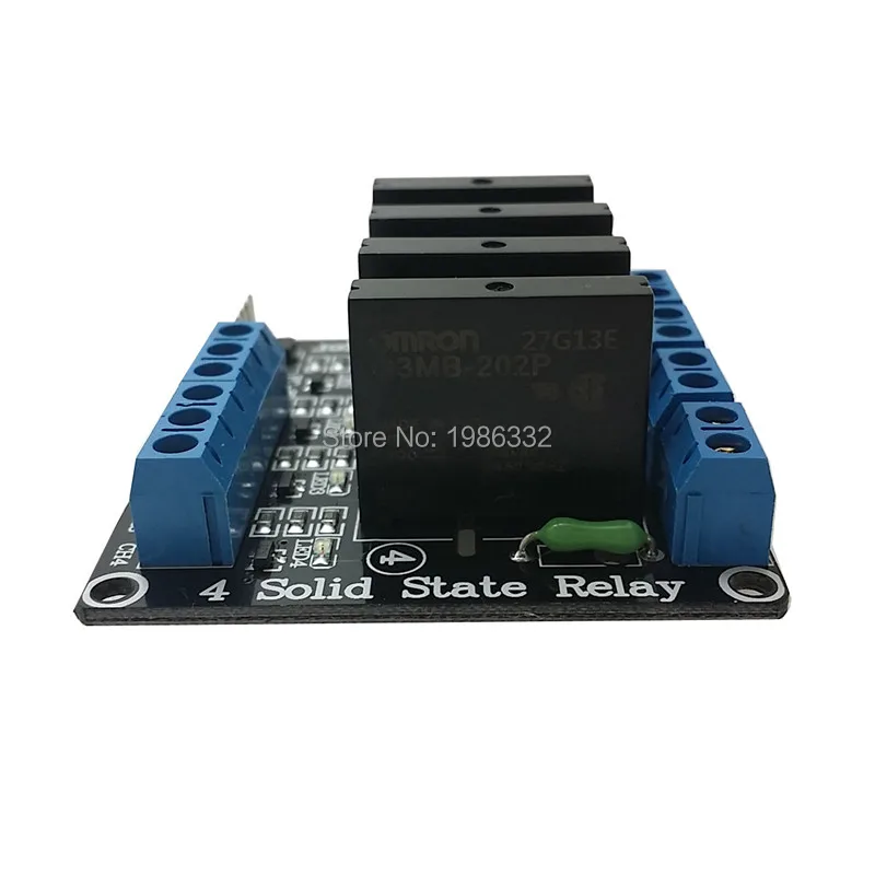 Реле твердотельного напряжения WS16 5 В 4 канала SSR реле высокого уровня триггерный