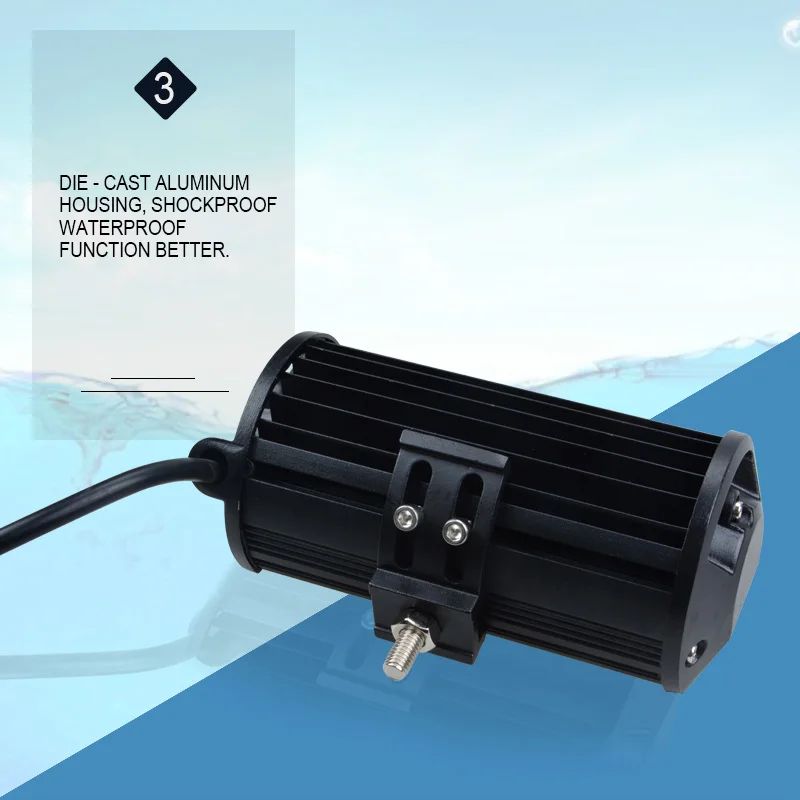 Комплект светодиодных фар рабочего освещения для внедорожников мотоциклов